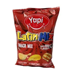 Yupi Latin Mix Spicy BBQ Flavored Snack Mix 250g Potato & Plantain Chips Crispy Crunchy Snack for Sharing