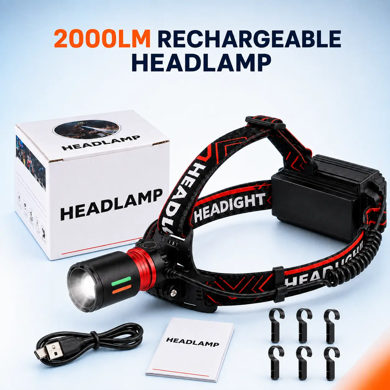 [Summer Sale Deals]  2026 New Model Sensing Headlamp, High-Intensity Outdoor Mountable Light for Night Fishing & Hiking, Ultra-Long Battery Life (Car Inspection & Repair Tool Accessory)