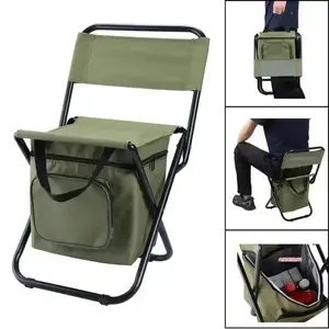 Fishing chairs with storage bags, Folding fishing chair, portable foldable camping chairs, compact fishing stools, hunting chairs, and outdoor backrest stools are all very suitable for camping, hunting, fishing and hiking