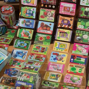 Japanese Frame Theme Decorative Tape Roll, Sand Texture Material, 1 Roll/bag, Perfect for Journaling & Water Bottle Decoration, Scrapbook Materials