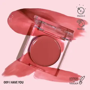 Moira Cosmetics Loveheat Cream Blush 009 I Have You Lightweight Dewy Formula with Vitamin E & Rosehip Oil Cruelty-Free Vegan Makeup