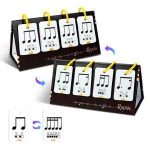 Piano Flash Cards Music Learning Cards, Educational Desktop Tools for Early Childhood Development, Cognitive Skill Building Aids, Fun & Interactive Learning Props