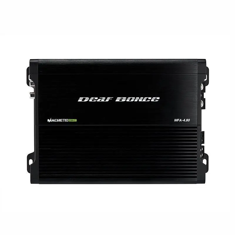 Deaf Bonce Machete Fight Amplifier 4 Channel 120 Watt RMS Class D MFA-4.80 Car Audio Car Stereo Upgrade