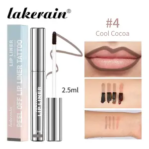 4-Color Waterproof Matte Lip Liner & Tint – Long-Lasting Contour Makeup Set