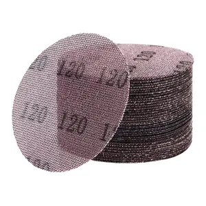VEVOR 5-inch Mesh Abrasive Sanding Discs, 50PCS 120 Grit Anti-Clogging Ceramic Sandpapers Dust Free, Hook-and-Loop Sanding Discs for Metal Wood Plaster Sanding, Car Body Repair, Paint RemovalSummervibes