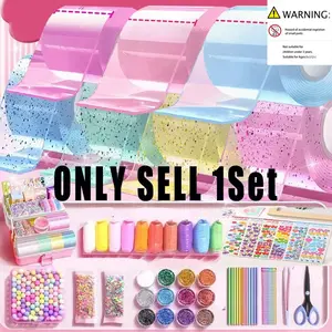 DIY Bubble Blowing Nanocellulose Tape Set, Pet Nanocellulose Music Dual-Sided Tape, Stress Relief Toy Stickers, School Rewards, Office Gifts, Self Adhesive Stickers, Diy Art Stickers