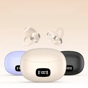 Noise-Canceling Bluetooth-compatible Earbuds, Long Battery Life, Ipx-5 Water Resistant, Ergonomic Design, LED Display, Wireless Connectivity