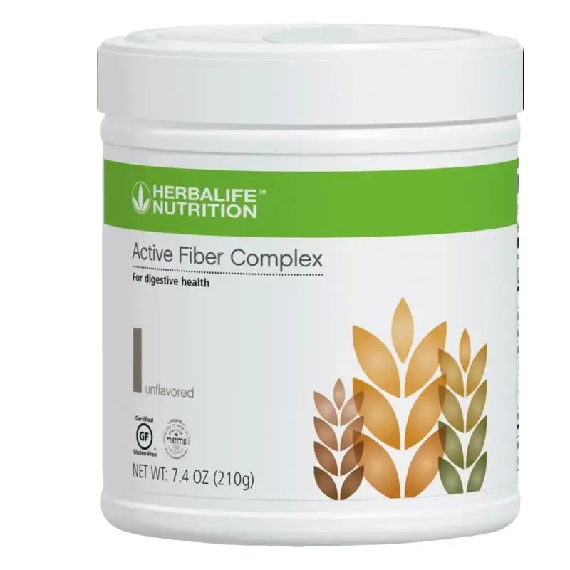 Herbalife Active Fiber Complex Powder Dietary Supplement - Unflavored Blend, Gluten Free, Natural Gut Support, Fiber + Vitamin, Metabolism Boost, 7.4 oz (210g), Citrus Pectin