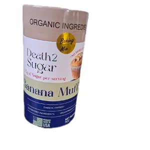 (3 Pack) Banana Muffins Mix by Death2Sugar, Vegan, Low Glycemic, 7 oz, Made in USA