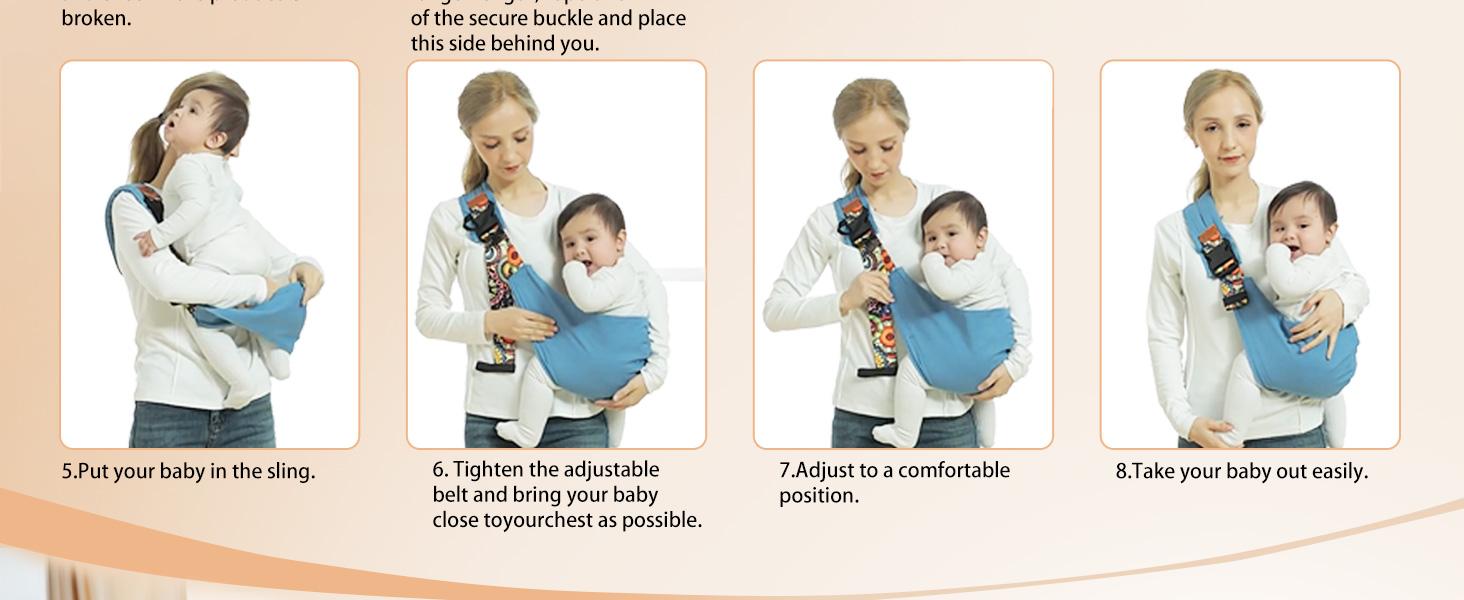 Portable Baby Sling Carrier, Lightweight Toddler Carrier, Travel Non-Slip Hip Seat Carrying 10-30lbs, Suitable for Outdoor Shopping Camping Hiking Travel Vacation Trip & Miami Beach Party, Mother's Day Gifts, Beach Day Essentials, Beachlife Music Festival