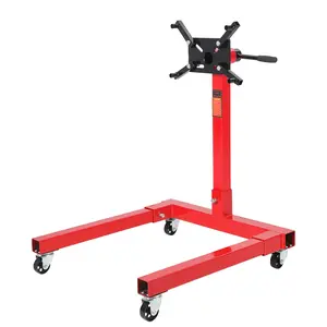 Heavy Duty Collapsible Engine Stand – 1300/1500/2000 lbs Load – 360° Rotating Head – 4 Adjustable Arms – 4/5/6 Casters – Professional Motor Support for Vehicle Maintenance & Auto Repair
