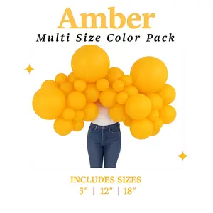 Amber Balloon Pack with Optional Add-Ons