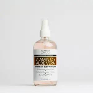 Advanced Clinicals Vitamin C + Aloe Vera Face Mist – Refresh, Brighten & Hydrate Skin For Radiant Glow