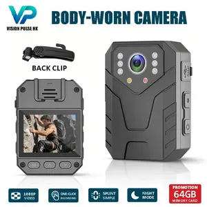 2026 Latest 1080P HD Body Camera, Portable Wearable Video Recorder with One-Key Recording, Large Battery, Clear Night Vision, Intelligent Motion, Continuous Loop Recording, 2.0” HD Display, Lightweight Design, Compact for Cycling, Outdoor Activities