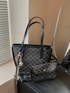 Fashion Colorblock Women's Handbag Portable Shoulder Clutch Bag with Coin Purse, Stylish Ladies' for Daily Use Handheld Bag Purse Color Blocked Bag