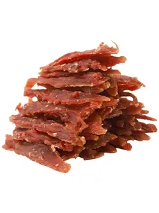 HELETY Duck Jerky Dog Training Treats, Low Calorie Soft Chews, Rewards Treats for Small & Large Dogs Adult Dogs