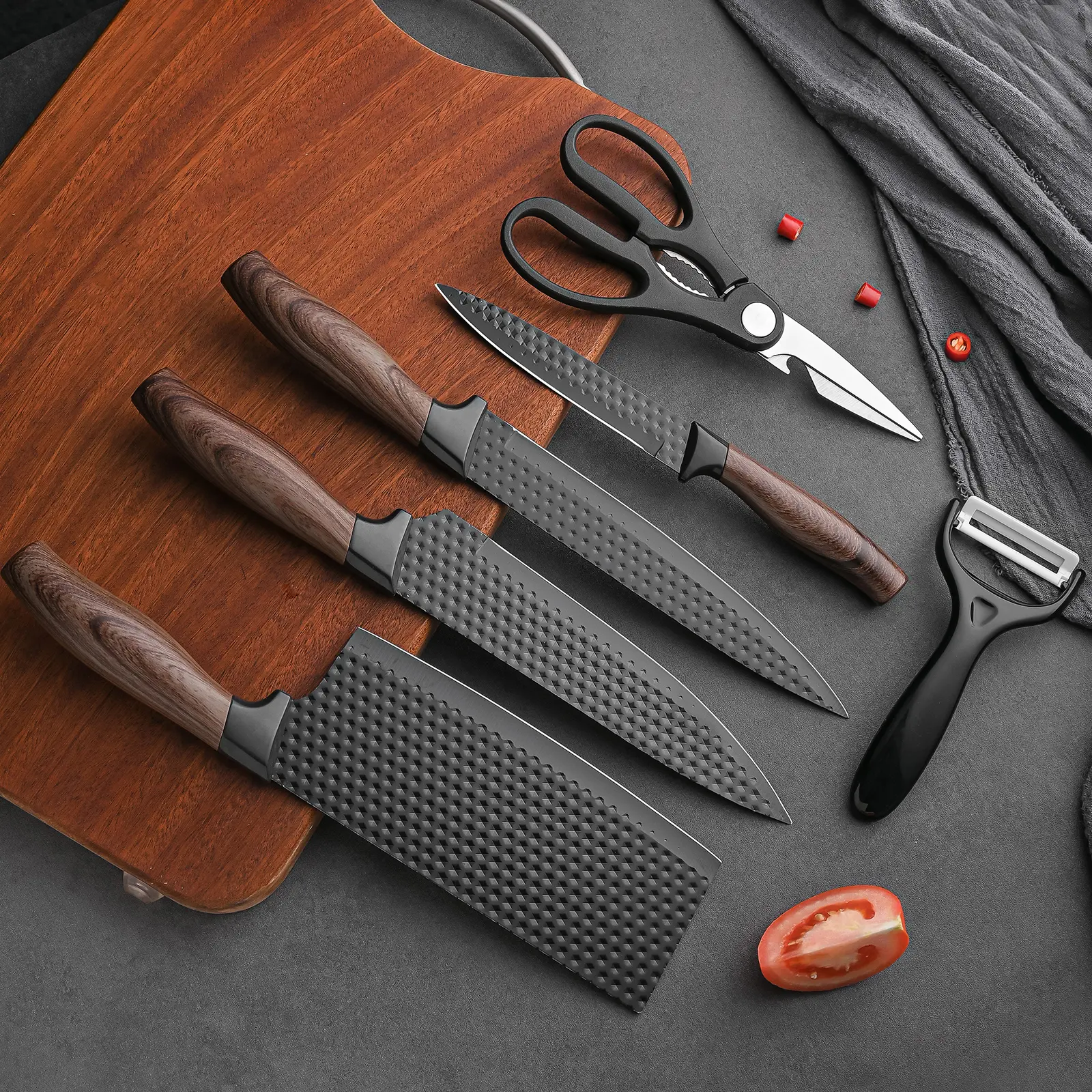 6-piece fruit knife set