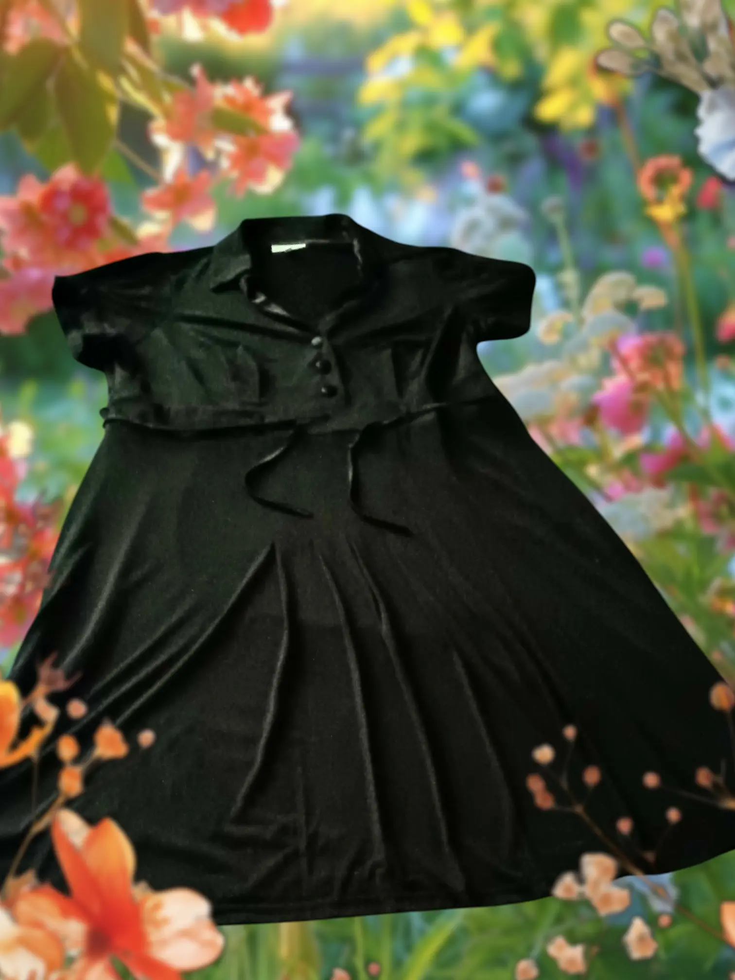 Black Slinky Dress