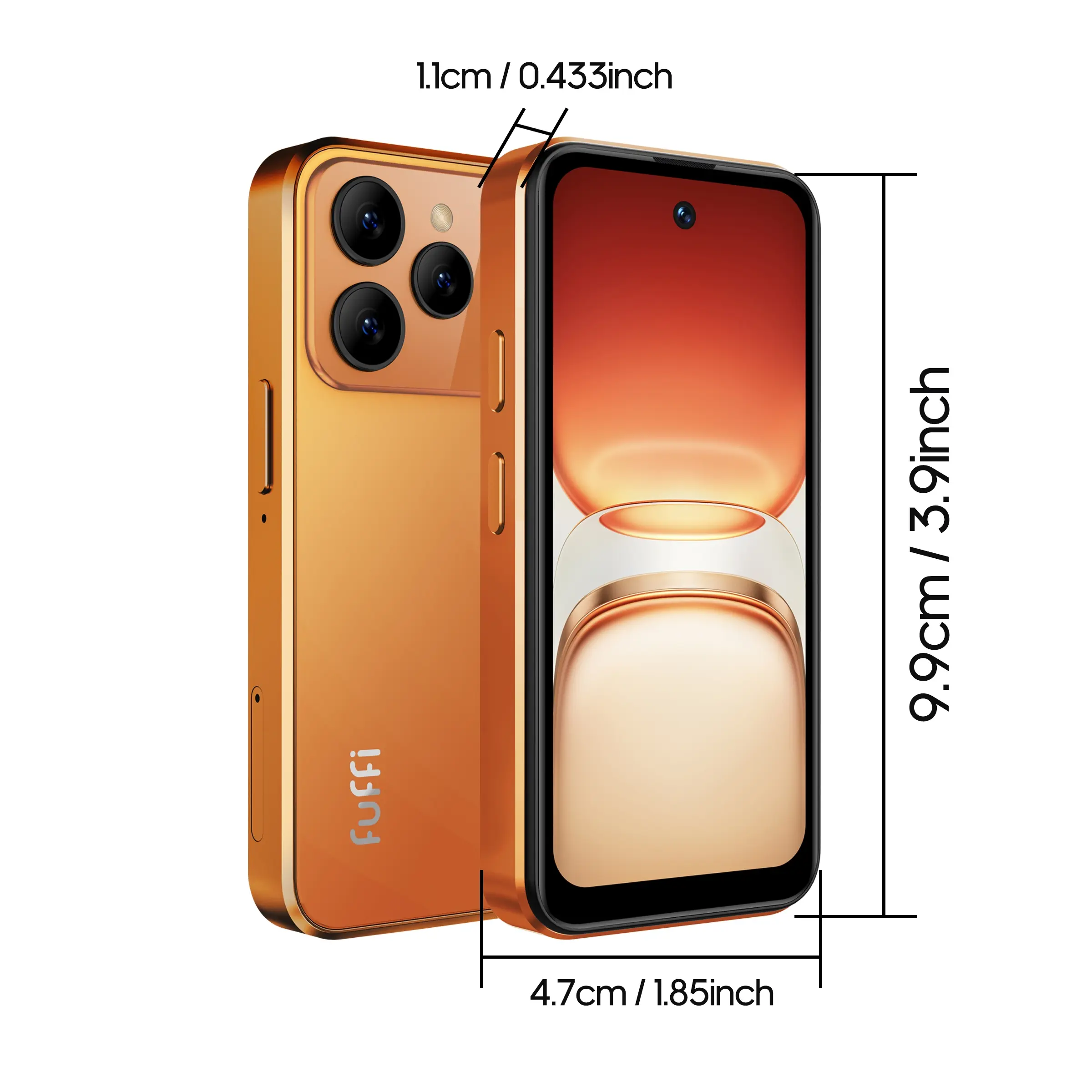 Fuffi Smartphone Cellphone 3.75 Inch Screen, 2gb RAM 16GB Storage