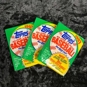 Three Packs Of 1987 Topps Baseball Cards