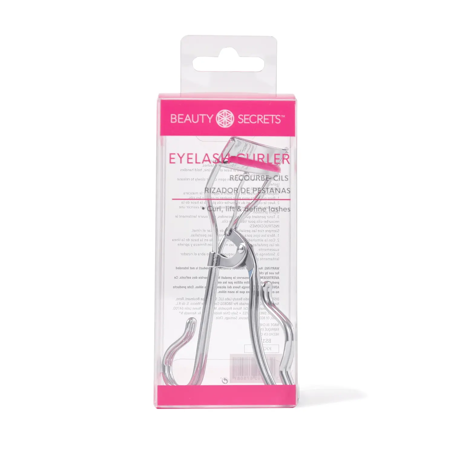 Beauty Secrets Eyelash Curler - Curved Design for Long-Lasting Curl, Ideal for Curling Lashes, Curl Lashes