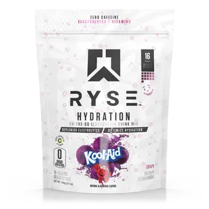 RYSE Hydration Electrolyte Powder Drink Mix Packets - Sugar-Free, Essential Vitamins, Taurine and Choline for Rehydration - Multi Sticks