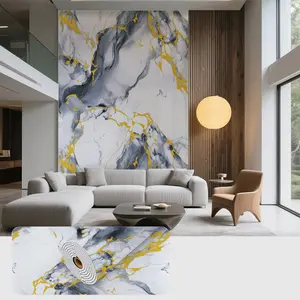 1 Roll of 15.75 x 118.11/23.62*118.11 inch Inch Tearable Waterproof Self- Grey Peel & Stick Wallpaper Waterproof dustproof, easy to disassemble, strong adhesion Suitable for TV walls, bedrooms, kitchens