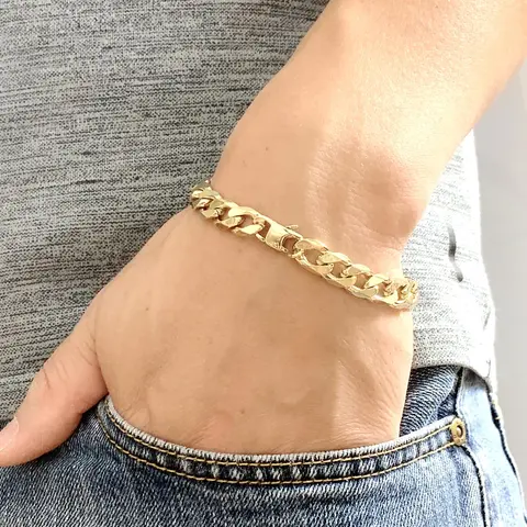 Men's Simple Plain Color Chain Bracelet, Fashion Hand Jewelry for Party, Daily Clothing Decor, Trendy All-match & Exquisite Jewelry for Gift Summer Jewelry, Fashion Bracelets, Fashionable Bracelet