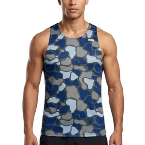 Men's Vapor Lite Racing Singlet -  Urban Camo Grey