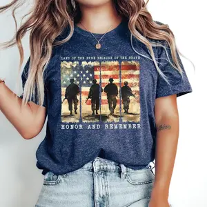 Memorial Day Shirt, Land of the Brave Shirt, Patriotic American Flag Shirt, Independence Day Shirt, Army Shirt, American Flag Heart Shirt