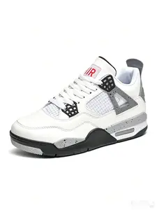 Unisex Retro Basketball Shoes, Classic Air Cushion Sports Sneakers, Versatile Casual Board Shoes for All Seasons