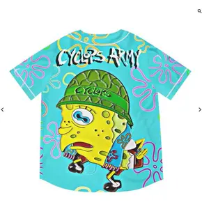 Cyclops Cove Jersey Rave Jersey EDM Jersey SpongeBob Jersey, Crankdat STFU Jersey,  EDM Festival Family Gift, Unisex Breathable Men's Jersey, Lover Graphic Shirt, Gift For Baseball Fan EDM Electronics Music