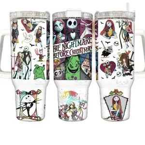 Jack Skeleton 40oz Tumbler - Perfect for Your Beverages - Drinkware, Bottle
