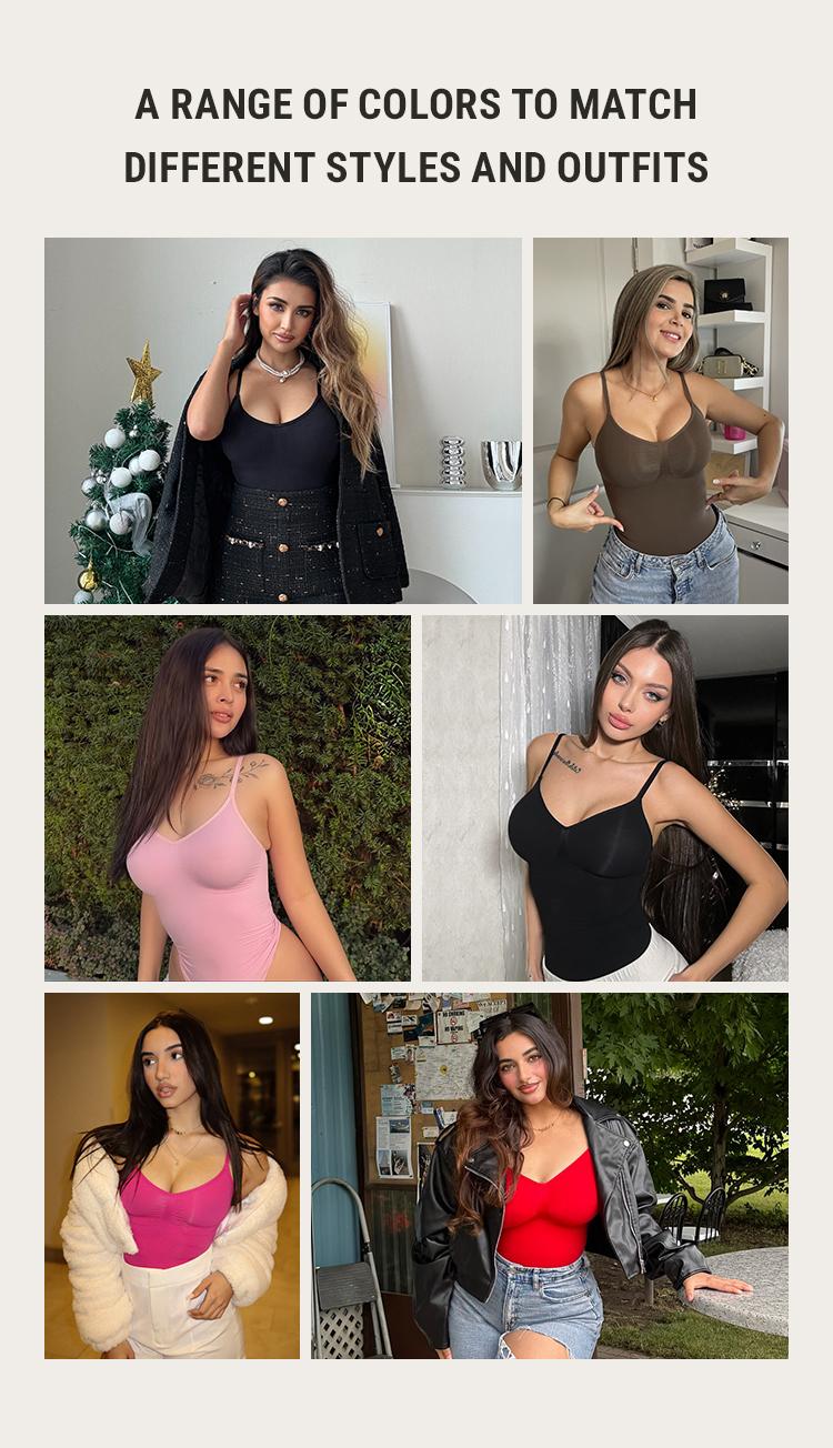 FeelinGirl Seamless Covered Bust Jumpsuit Thong Bodysuit Fit Comfort Slimming Womenswear 1 Breathable Hip Tops Soft Deals For You Days Body Hugging bodysuit shapewear Mother’s Day #Summervibes FeelinGirl Seamless Covered Bust Jumpsuit Thong Bodysuit Fit Comfort Slimming Womenswear 1 Breathable Hip Tops Soft Deals For You Days Body Hugging bodysuit shapewear Mother’s Day #Summervibes