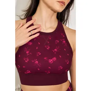 Sweat Sesh Crop Top - Fleur d'amour