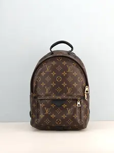 Pre-owned Monogram coated canvas Backpacks Louis Vuitton Palm Springs Backpack PM