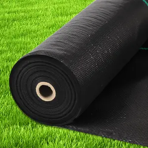 Landscape Fabric 4ft x180ft Weed Barrier Fabric Heavy Duty, Garden Fabric Weed Barrier, Woven Geotextile Fabric Under Gravel, Garden Tarp to Prevent Weeds, Black Mulch for Landscaping Fabric, Driveway