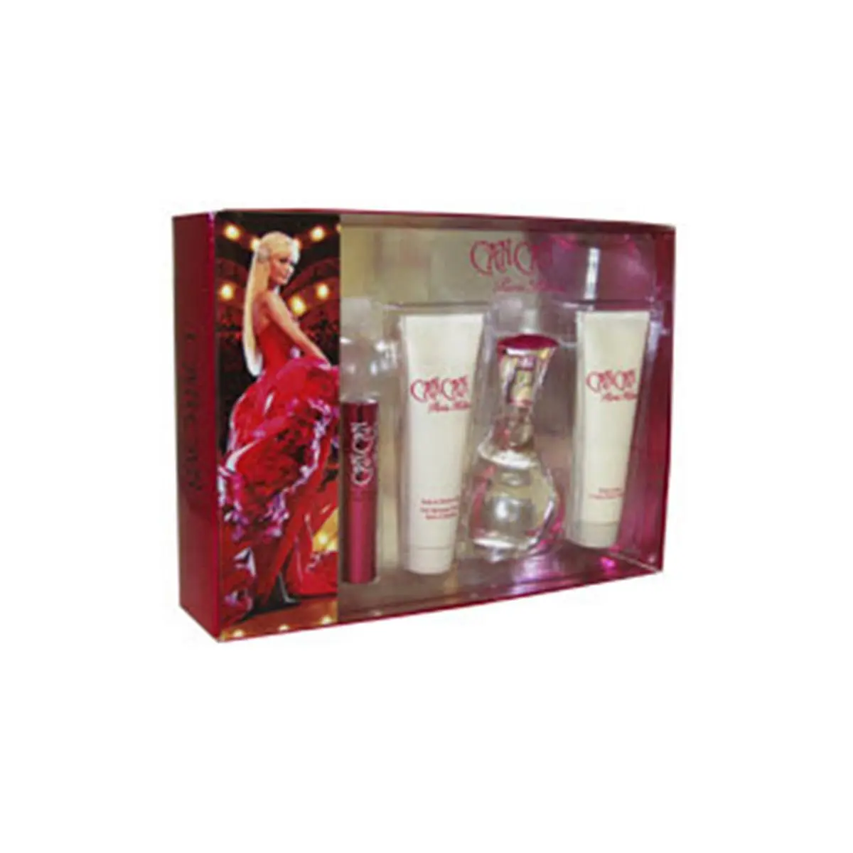 Women's 212 MAIN Can Can 4-Piece Multi-Pack Fragrance Gift Set - Feminine Energy Flirtatious EDP Spray, Collector's Set Women's Fragrance, Mom Gifts