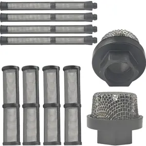 Airless  Filter Screen Set - 3 Kinds Suction Pipe, Inner Core,   Filter Screens for Graco 390 395 490 495 595 3400 Sprayers