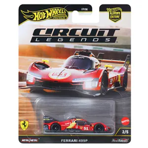 Hot Wheels Car Culture 2025 Circuit Legends Ferrari 499P, 1:64 Scale, Diecast Model Car