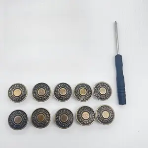 Adjustable and detachable non-sewn denim button - Durable, suitable for denim clothing, pants, Apparel and accessories, clothing accessories | Adjustable button | Durable button