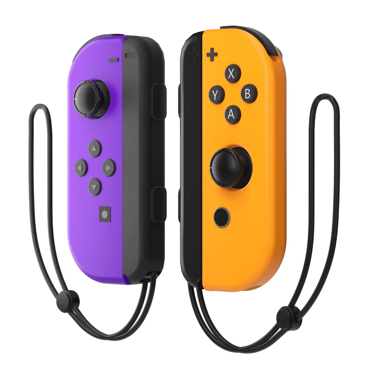 Wireless Game Switch Controller Replacement-Compatible with Switch/OLED/Lite,Supports Screenshot,Motion Control,Dual Vibration,Gaming Accessories Console Smartphone Ro-Purple Orange