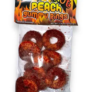 Hot Peach Gummi Rings