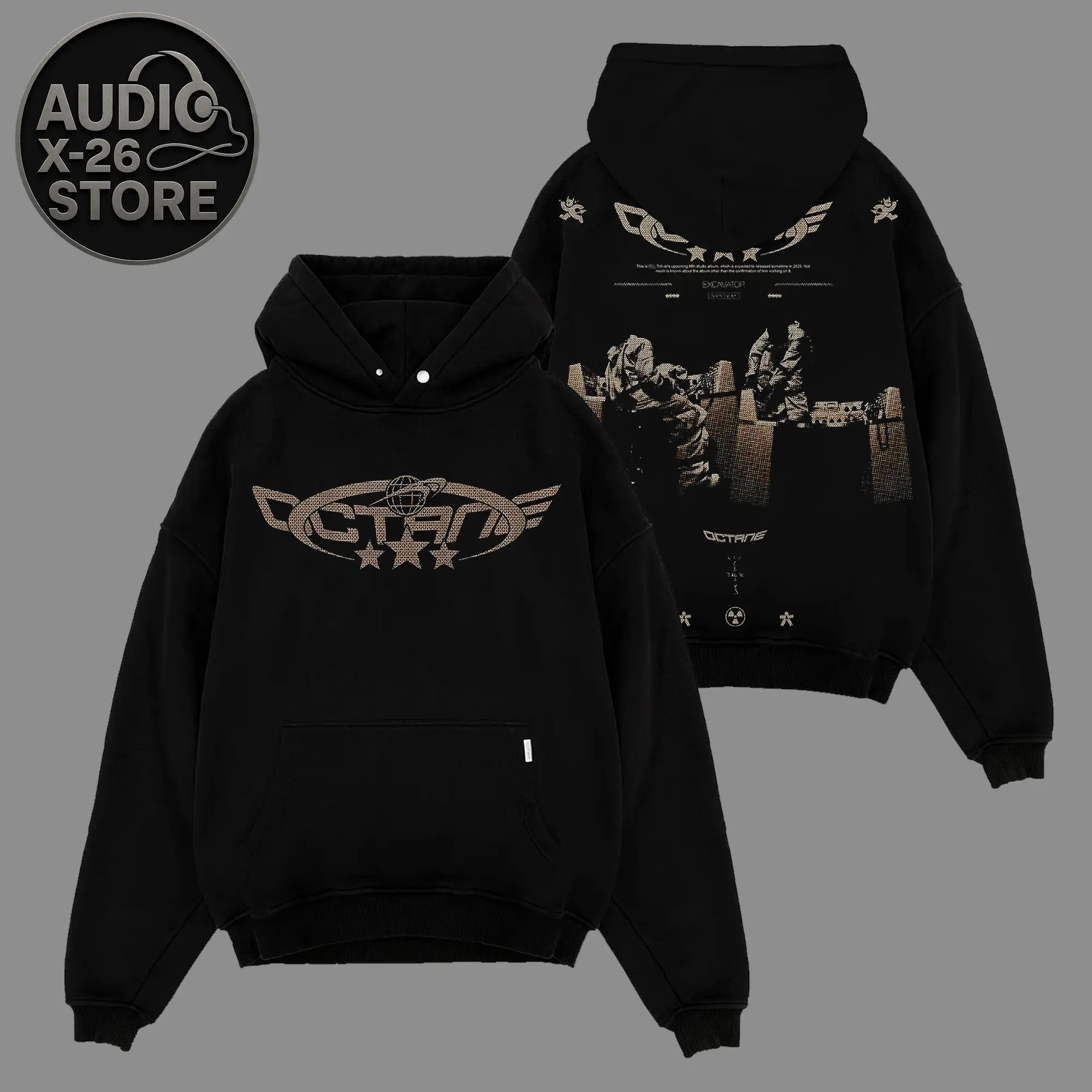 Octane Tour : Donny Toliver 2026 Graphic Premium Cotton Hoodie T-Shirt, Toliver Gang Graphic Tee, Octane Hip Hop Soul Streetwear Shirt, Toliver Concert Tour Merch, Gift for R&B Fans, Team Breezy