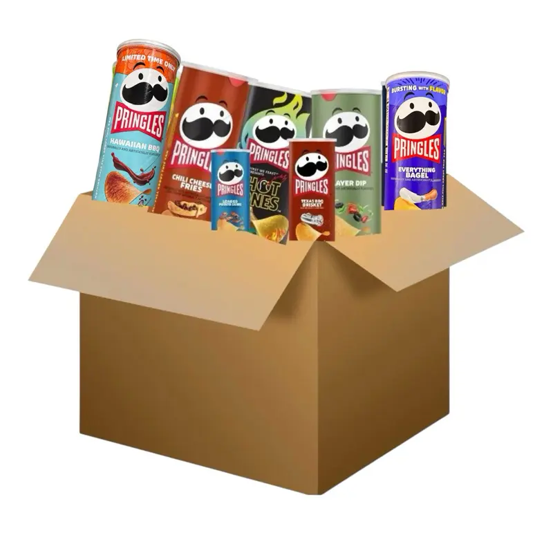 Assorted Pringles Snack Bundle, 3-Count Variety Pack with Randomly Selected Flavors