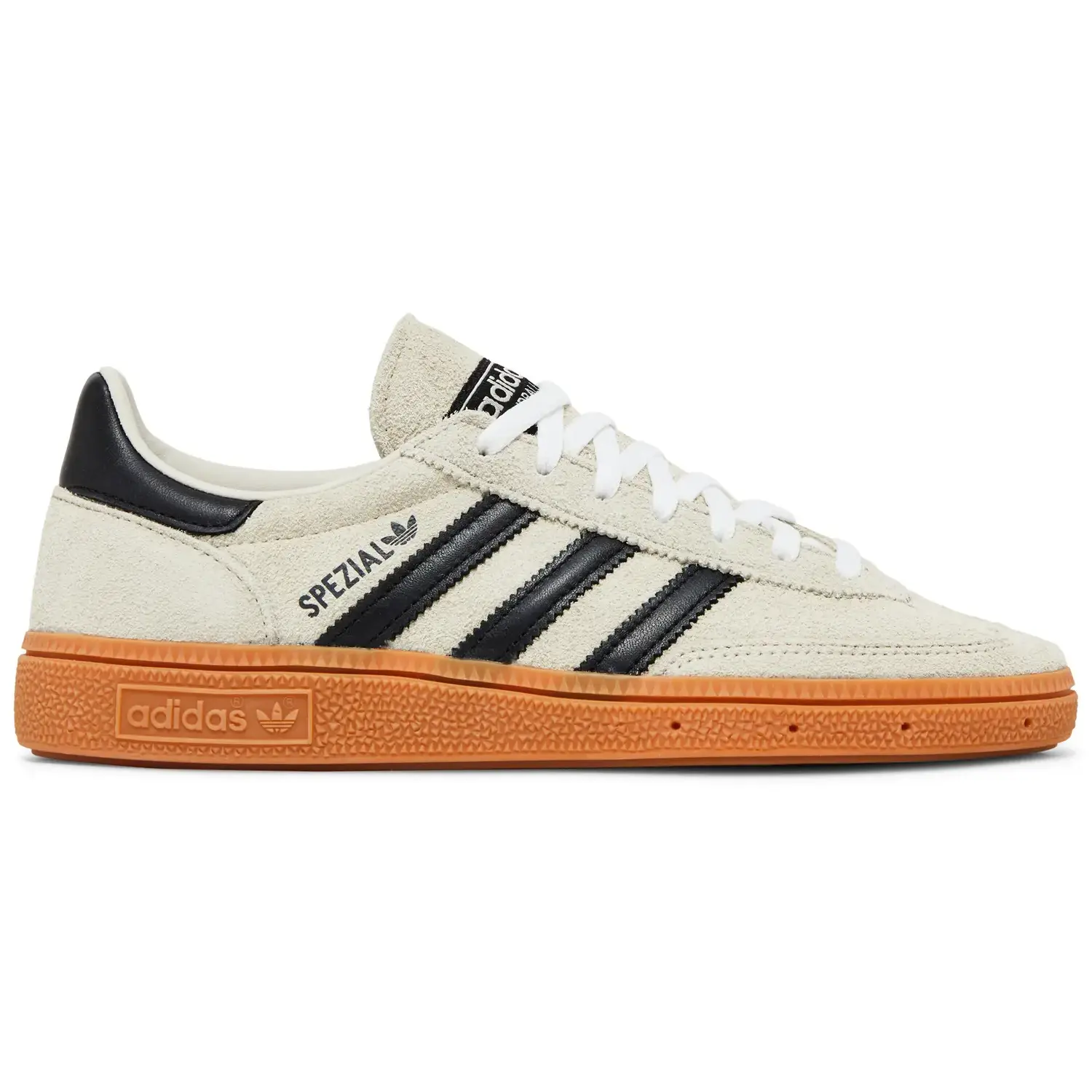 Adidas Handball Spezial Sneakers Women Aluminum Core Black IF6562 Round Toe Lace Up Casual Shoe