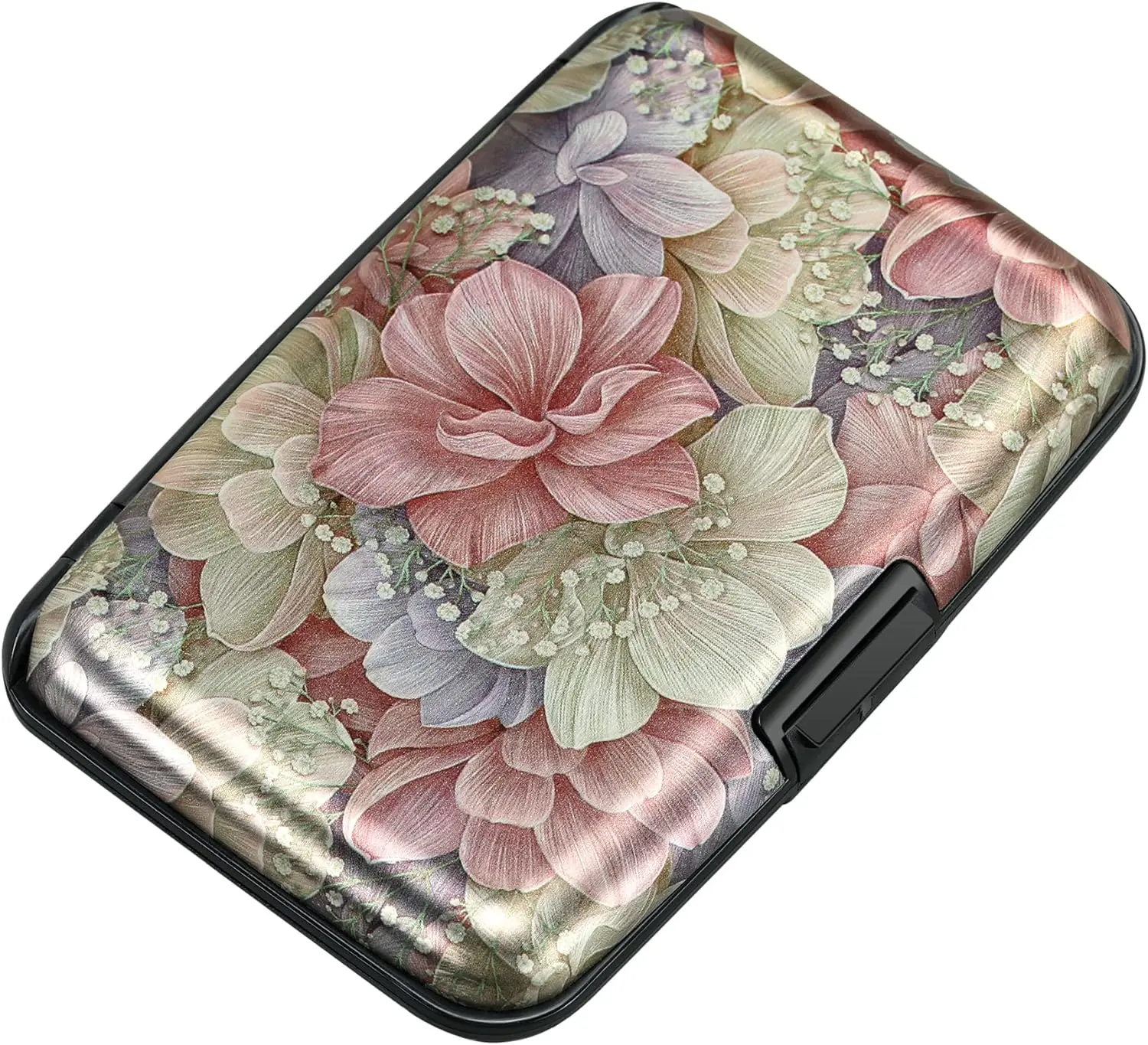 Mini RFID Aluminum Wallet Credit Cards Holder Business Card Case Metal ID Case for Men Women