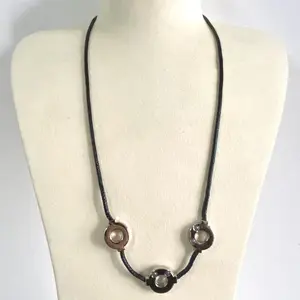 Akatsuki Itachi Uchiha Cosplay Set  Konoha Rogue Necklace Zhu Ring & Three-Ring Necklace High Quality Quality