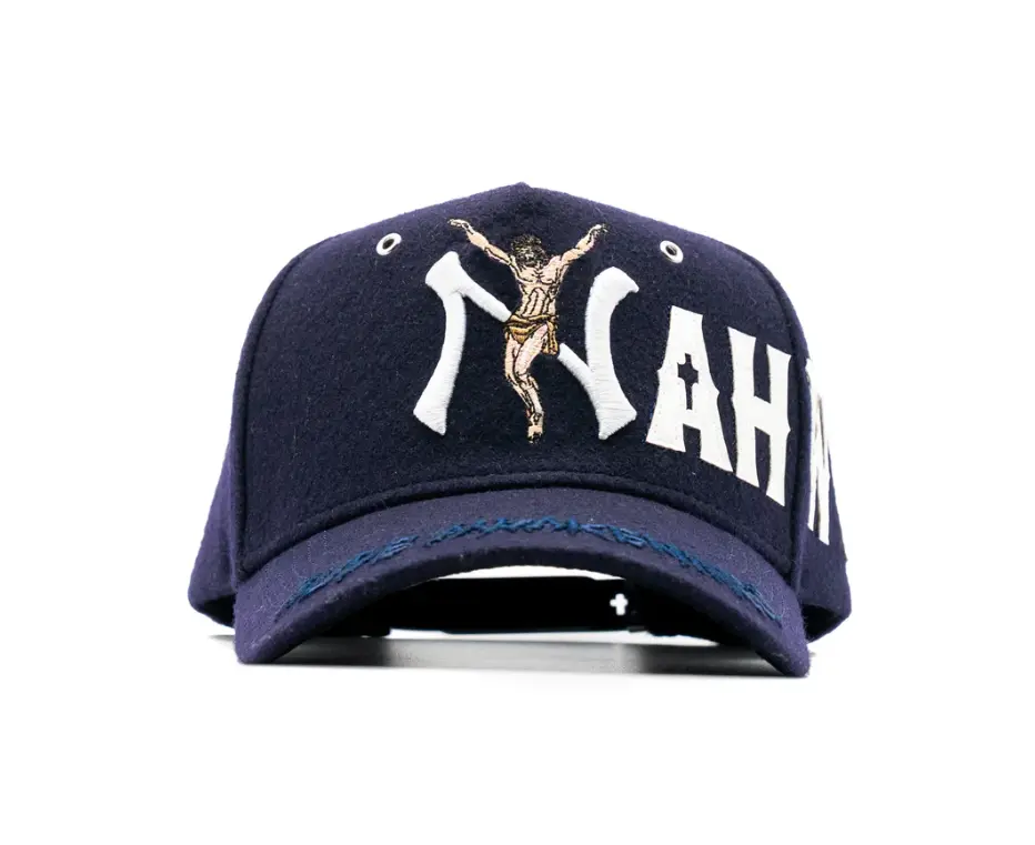RUDE AWAKENINGS YAHWEH III BLUE MENS SNAPBACK HAT RDYAHWEH NVY
