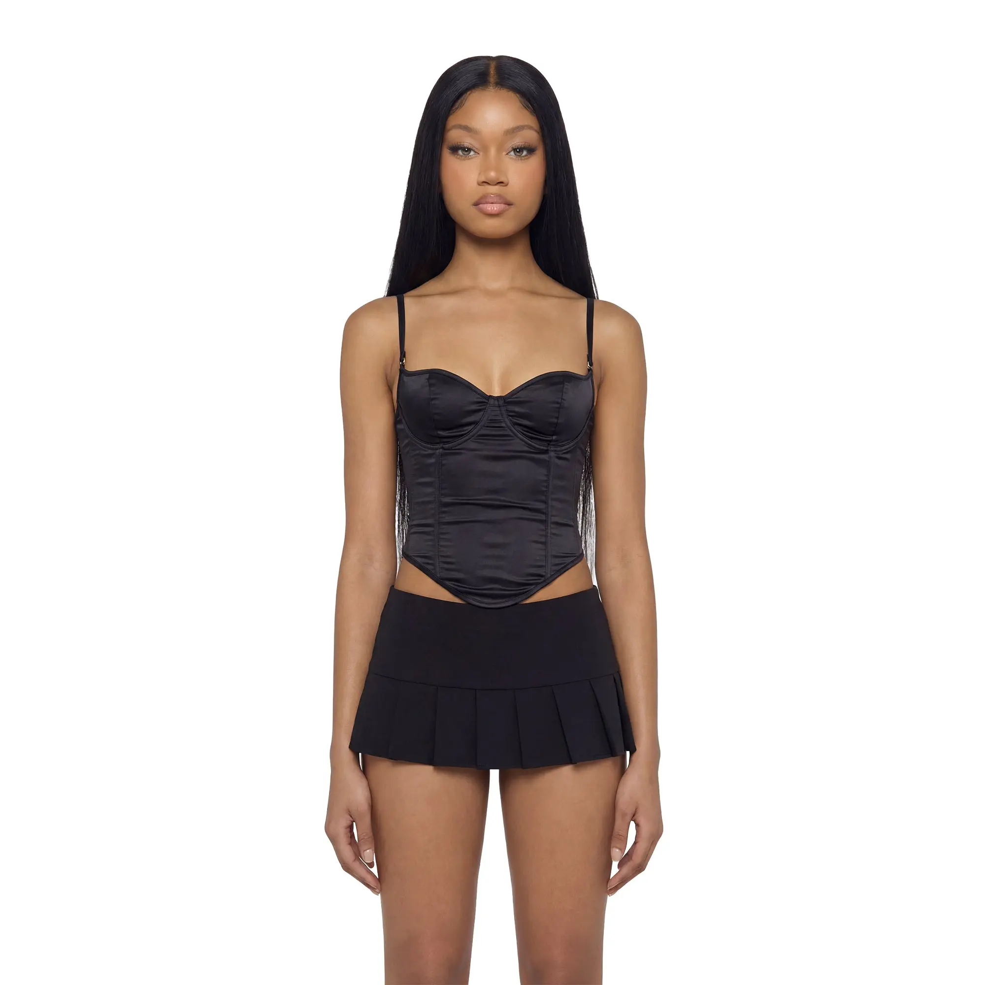 Khloe Corset Top - Black